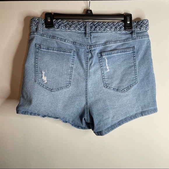 Harper Heritage Jean shorts Size 30 Denim High Waist Destructed - Picture 7 of 7